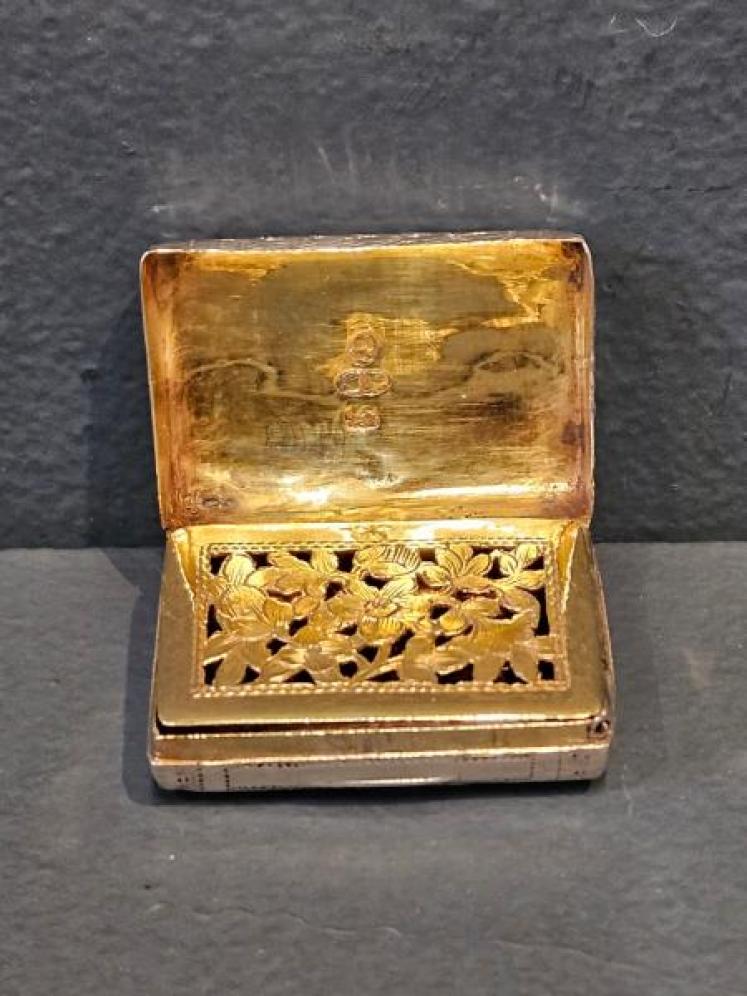 Fine Quality Georgian Silver Vinaigrette - Image 3