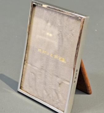 Small Silver Photo Frame by William Neale