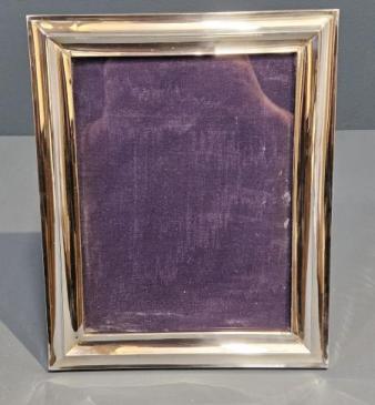 Large George V Silver Photo Frame