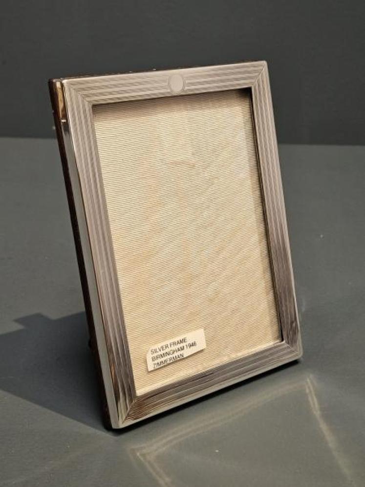 Silver Engine Turned Photo Frame - Image 5