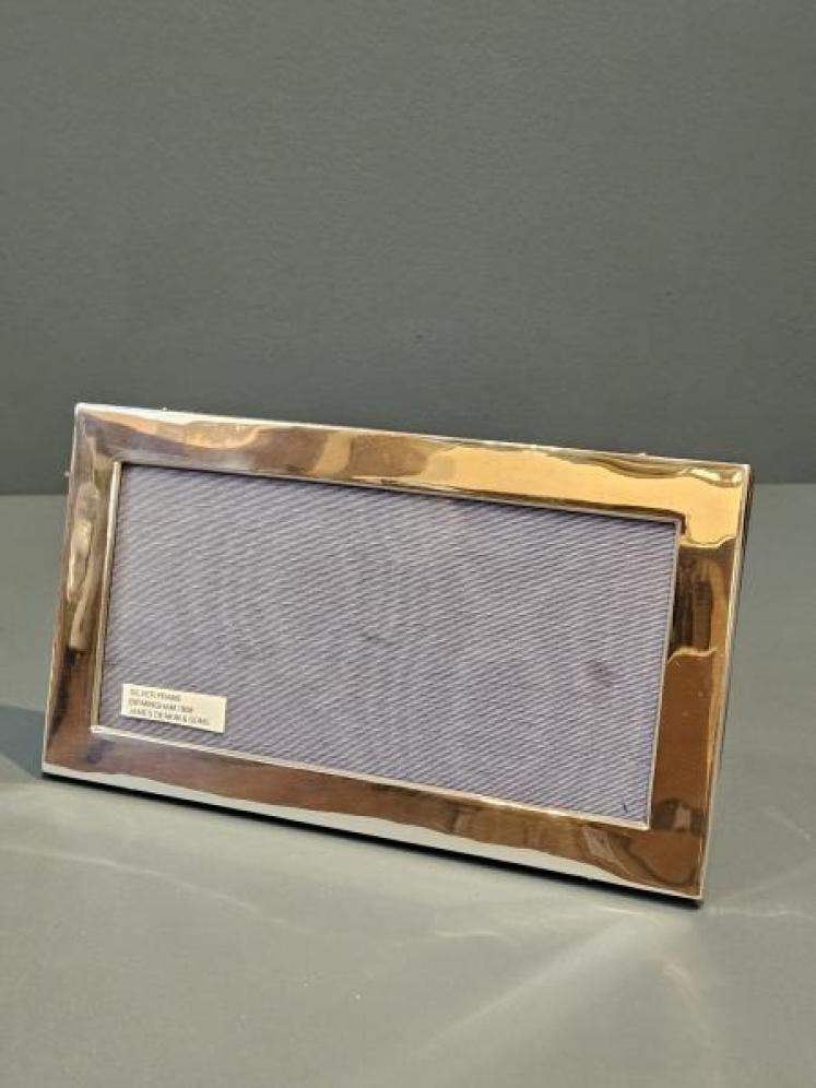 Edwardian Silver Landscape Photo Frame - Image 1