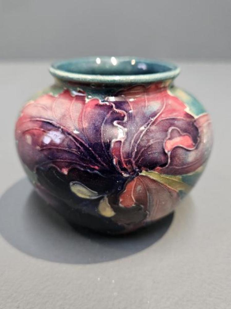 Small Early Moorcroft Orchid Vase - Image 1