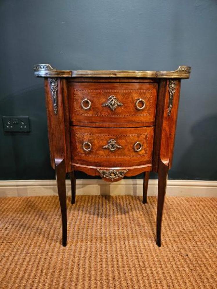 Victorian Walnut Night Stand - Image 1