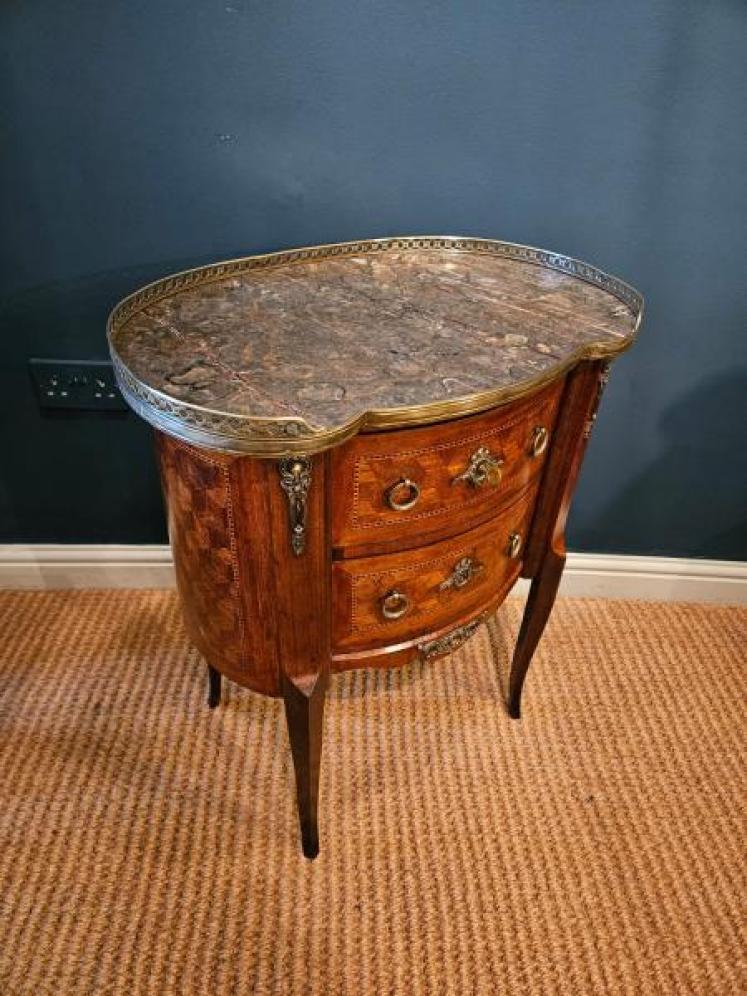 Victorian Walnut Night Stand - Image 3