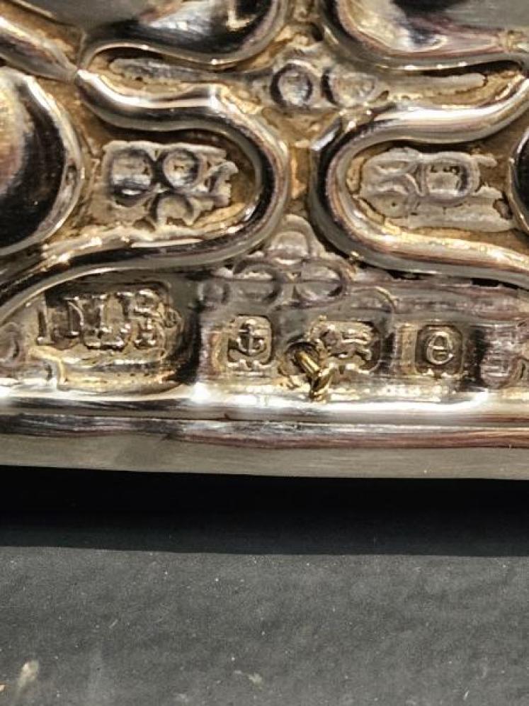 Edwardian Art Nouveau Silver Photo Frame - Image 3