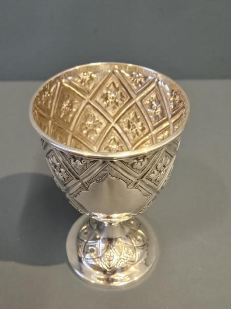 Superb Victorian Silver Goblet - Image 2
