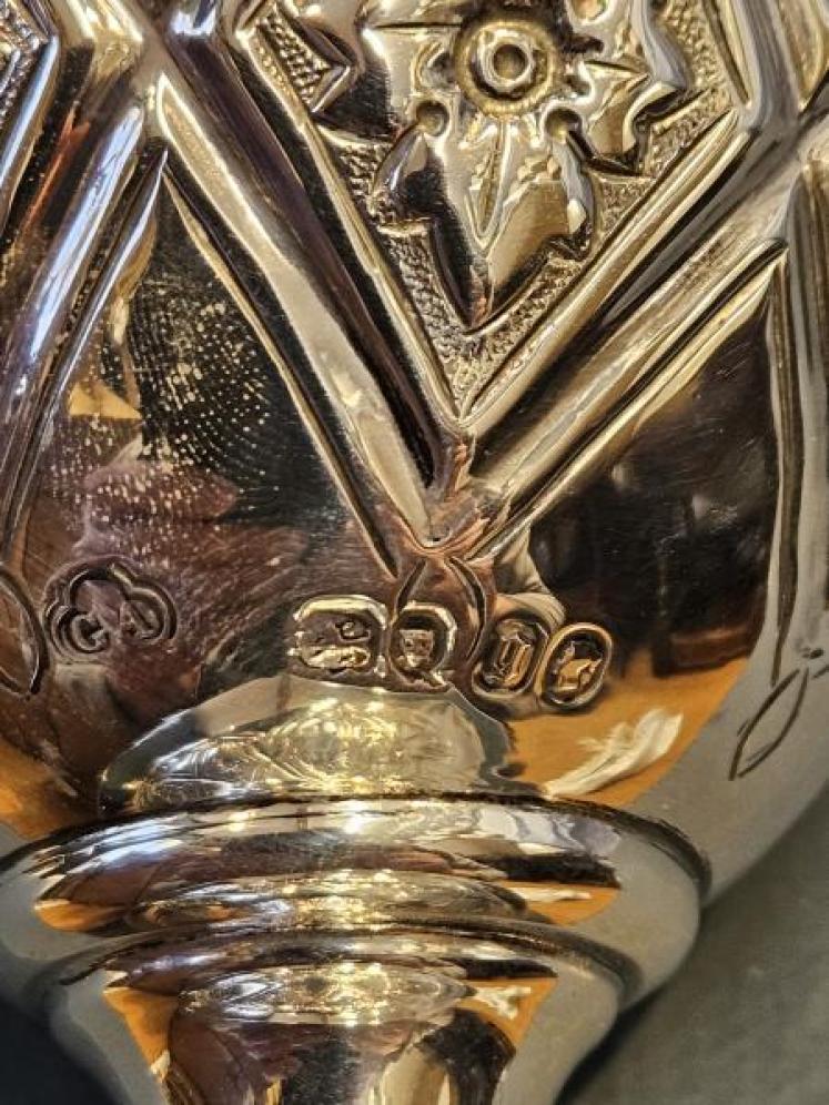 Superb Victorian Silver Goblet - Image 5