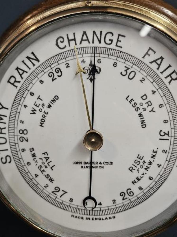 Victorian London Ships Bulk Head Barometer - Image 3