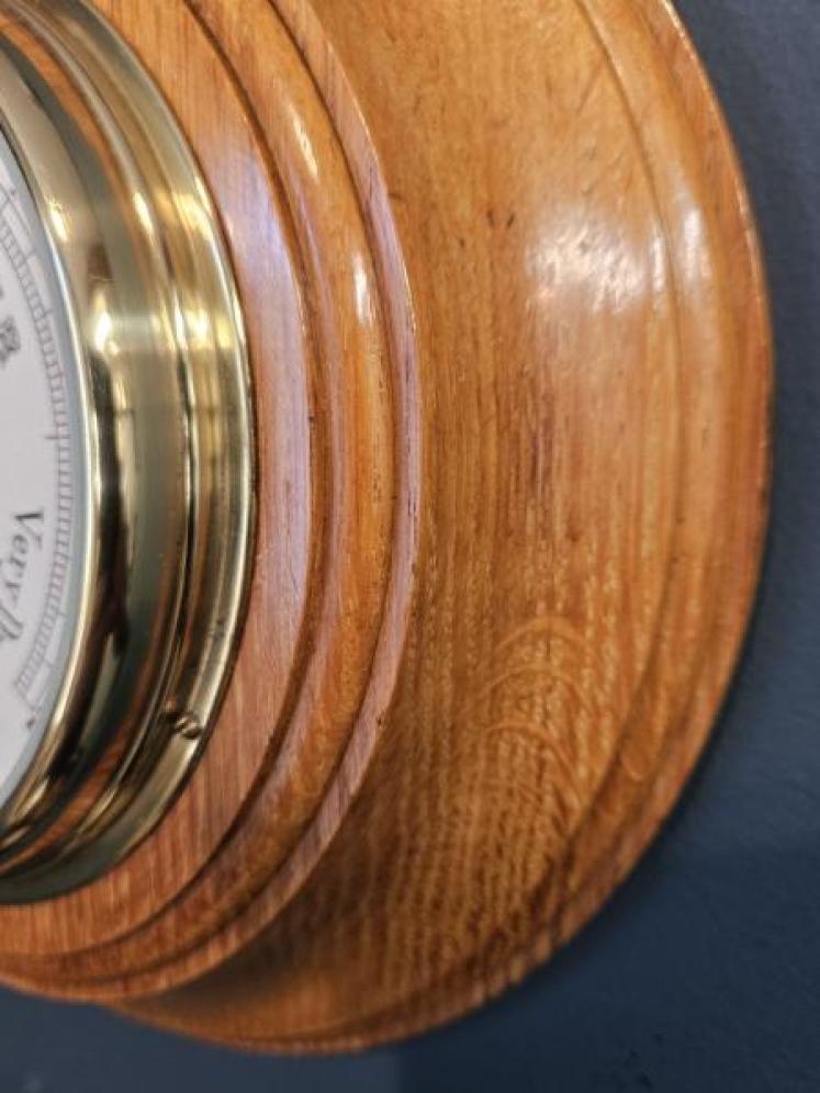 Negretti & Zambra Oak Cased Barometer - Image 6