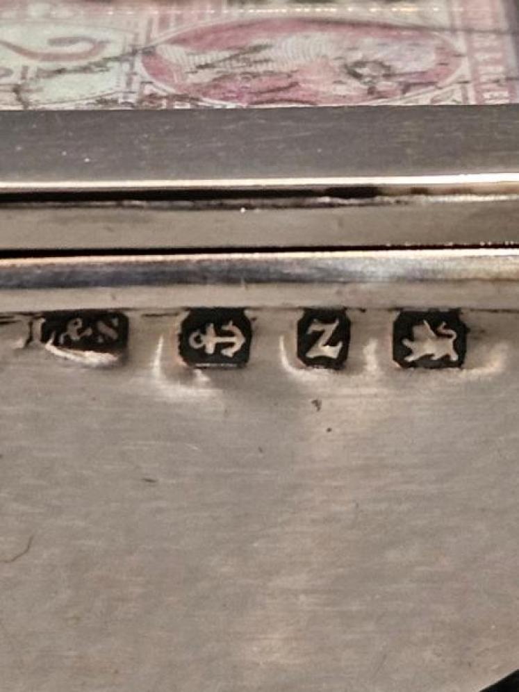 Victorian Silver Triple Stamp Box - Image 6