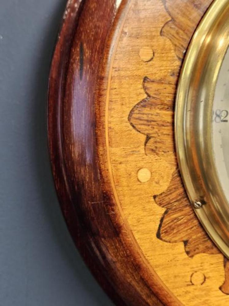 Edwardian Inlaid Barometer - Image 4