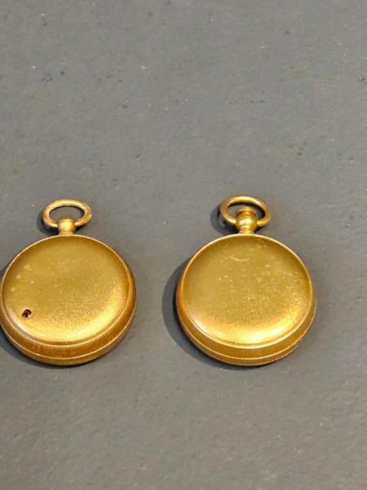 Edwardian Pocket Barometer, Compass and Thermometer Set - Image 2