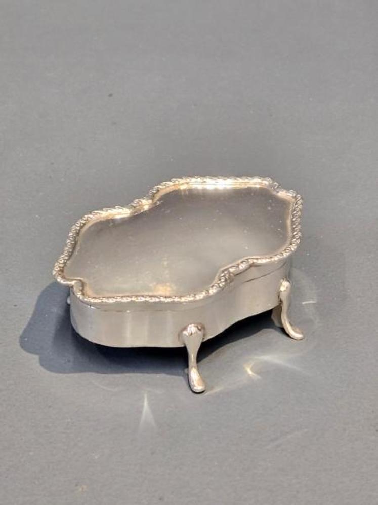 Edwardian Silver Trinket Box - Image 6