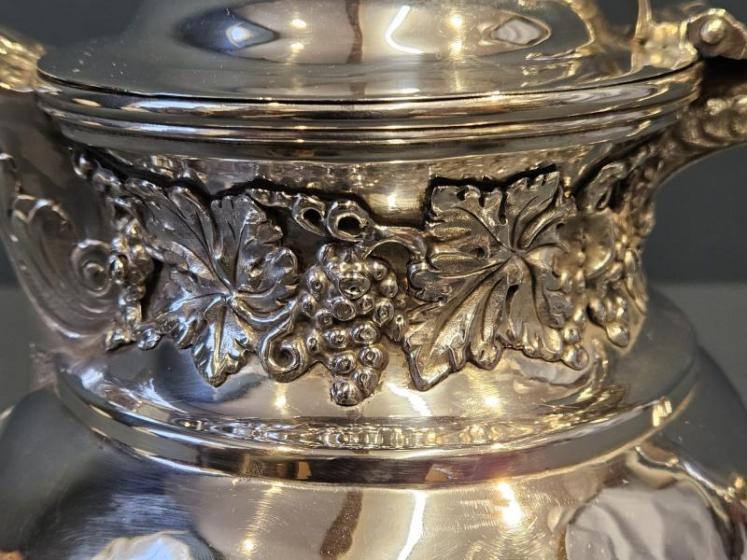 Superb George IV 27oz Glasgow Silver Wine Jug - Image 6