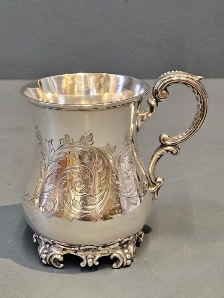 Early Victorian Sheffield Silver Tankard - Image 1