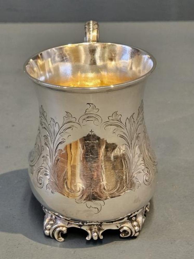 Early Victorian Sheffield Silver Tankard - Image 2