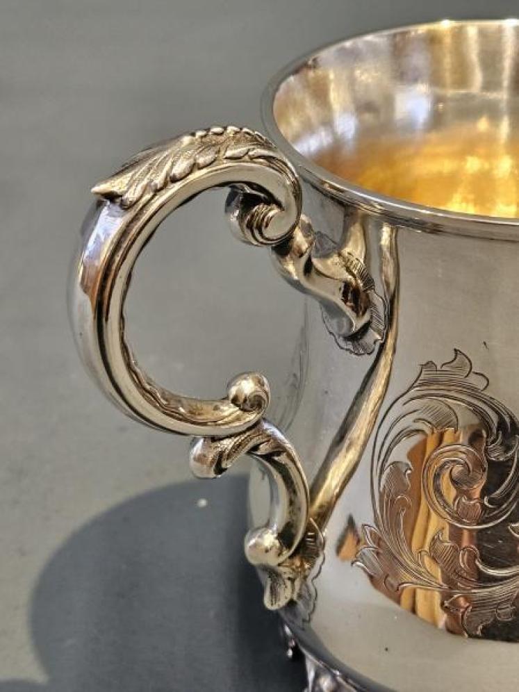 Early Victorian Sheffield Silver Tankard - Image 3