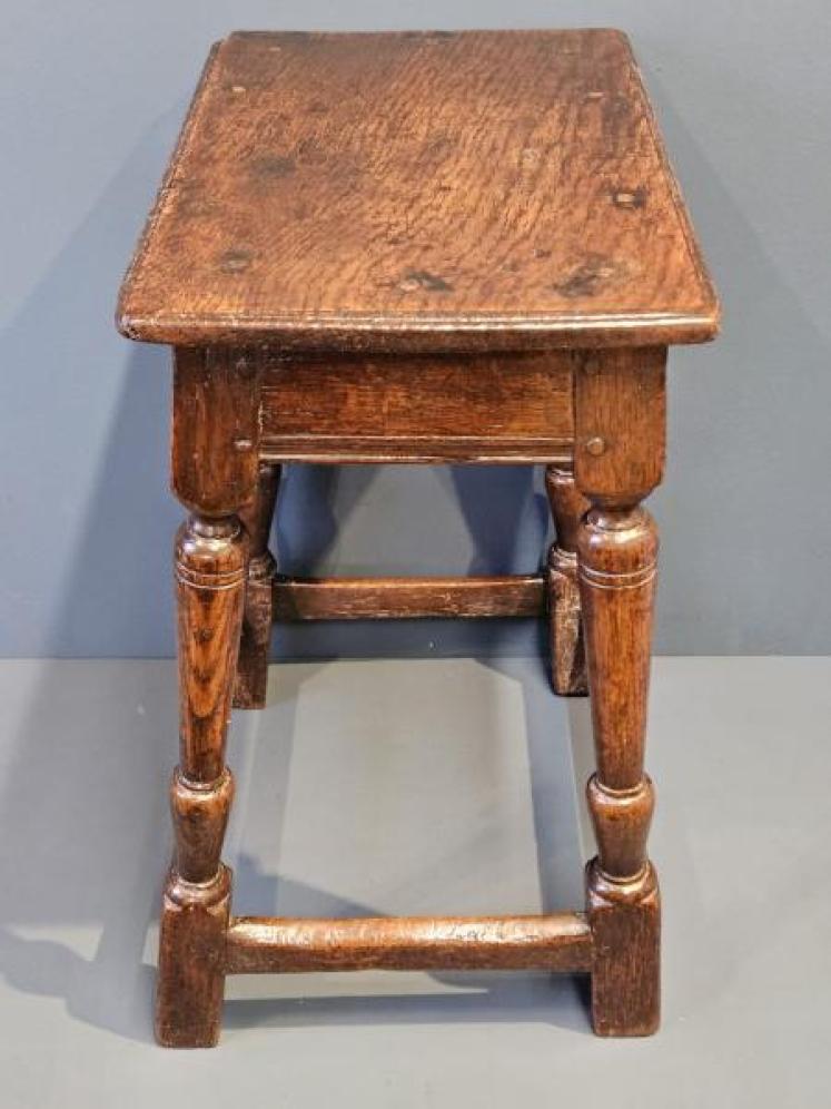George II Oak Joint Stool - Image 5