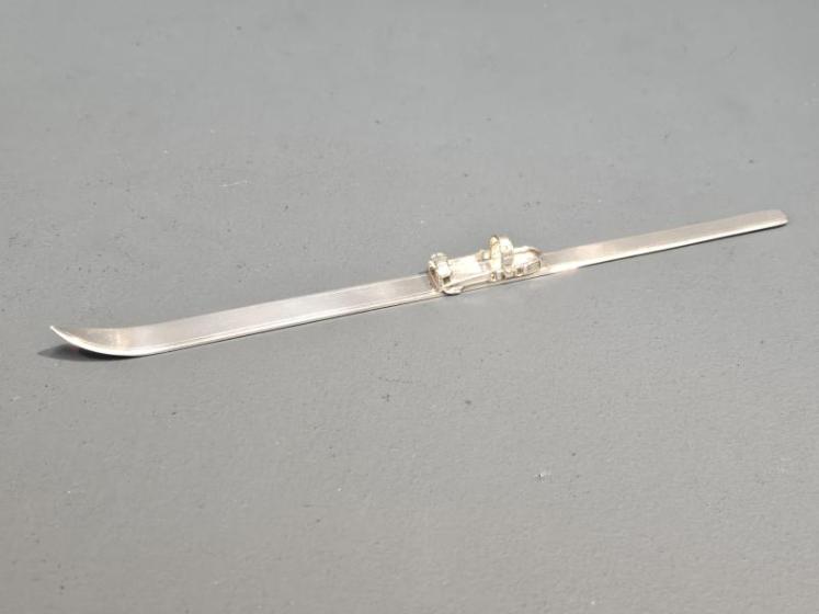 Unusual Silver Ski Paper Knife - Image 1