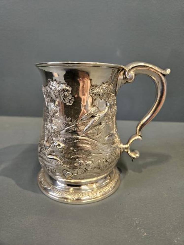 Georgian Exeter Silver Tankard - Image 1