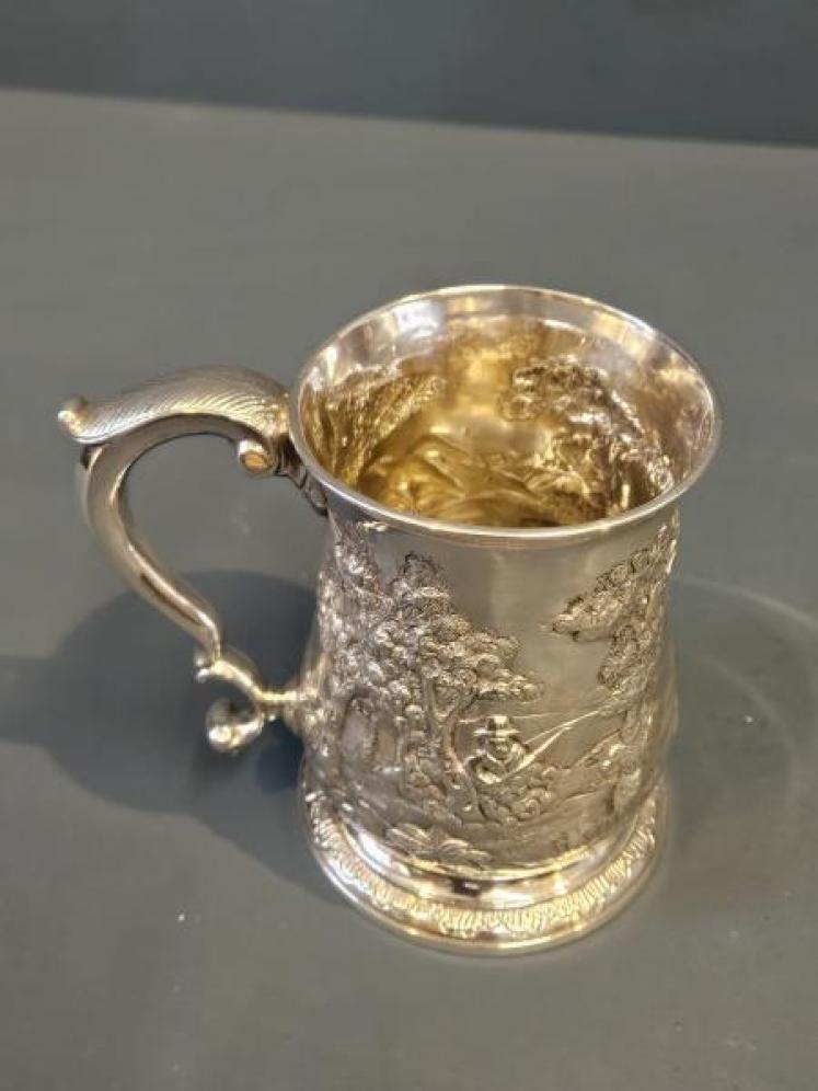 Georgian Exeter Silver Tankard - Image 3
