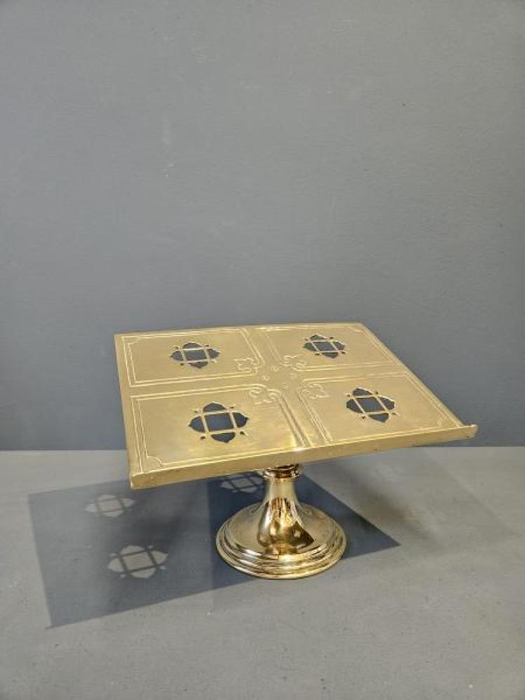 Victorian Brass Book Rest - Image 1