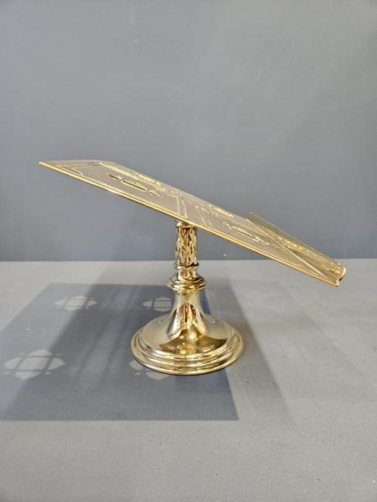 Victorian Brass Book Rest - Image 2