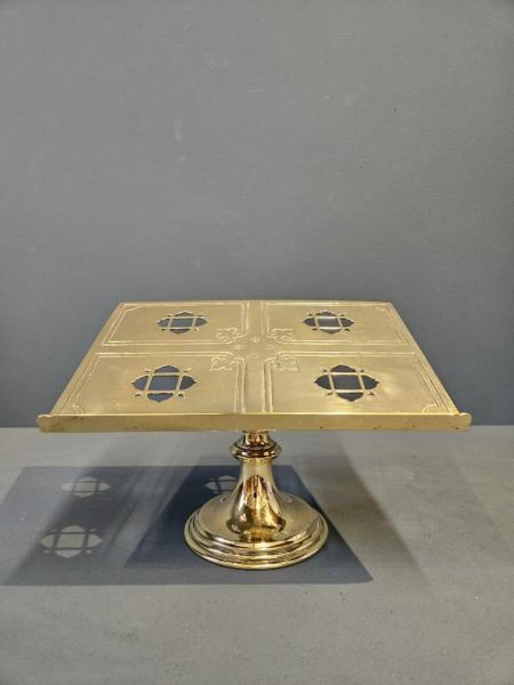 Victorian Brass Book Rest - Image 3