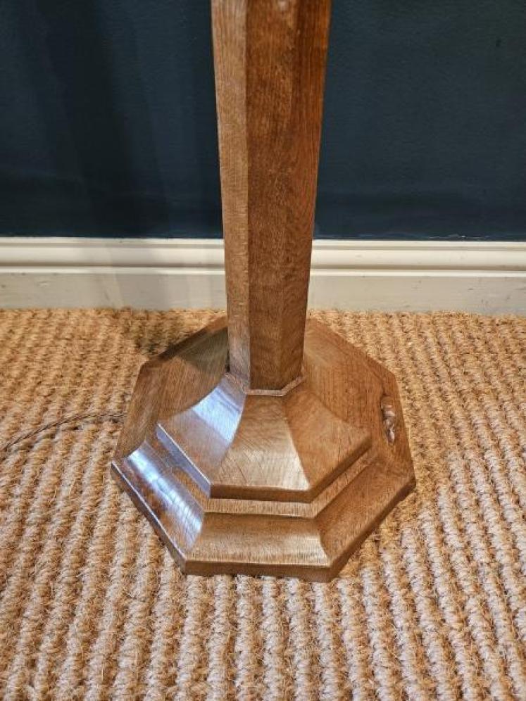 Superb Early Thompsons of Kilburn Mouseman Lamp Standard - Image 4