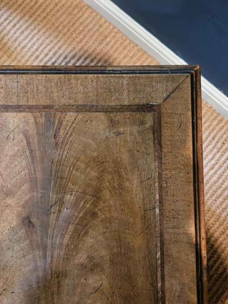 Quality Edwardian Walnut Writing Desk - Image 6