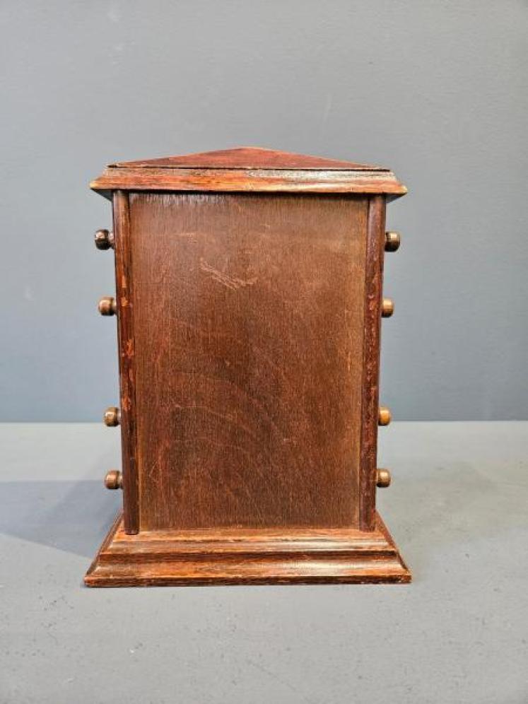 Edwardian Oak Perpetual Desk Calendar - Image 4
