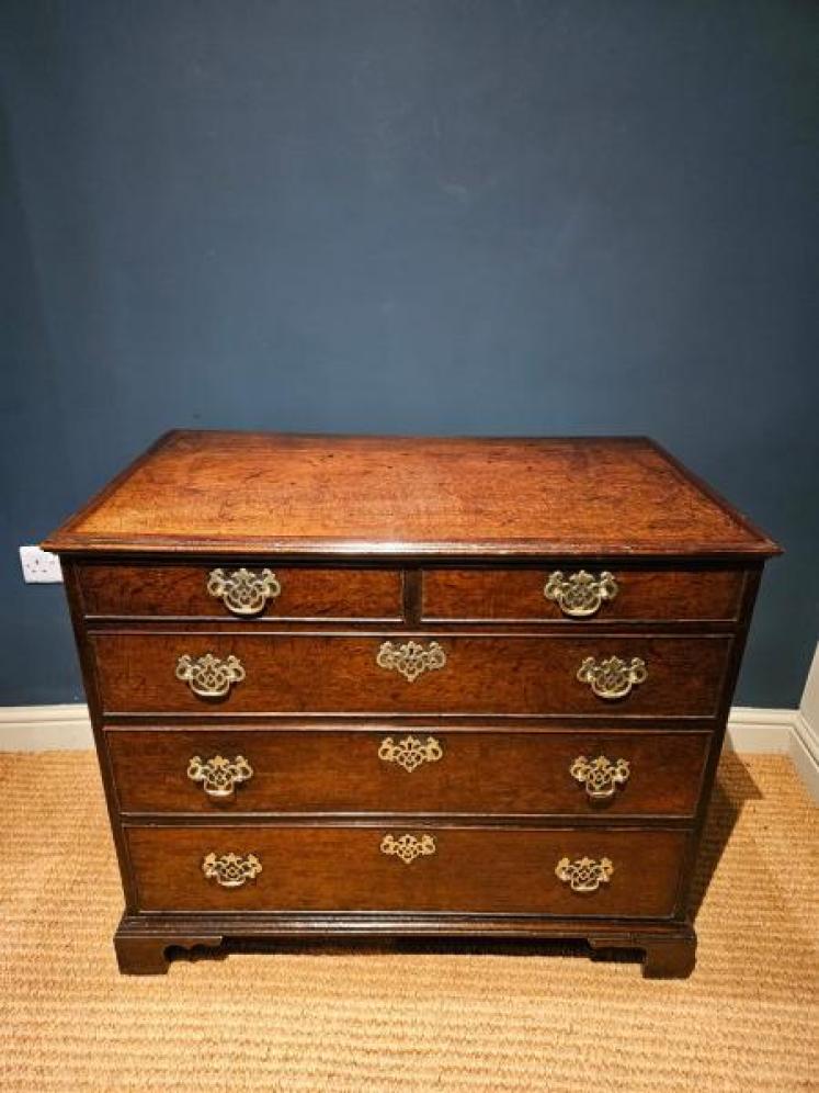 George III Oak Chest of Drawers - Image 2