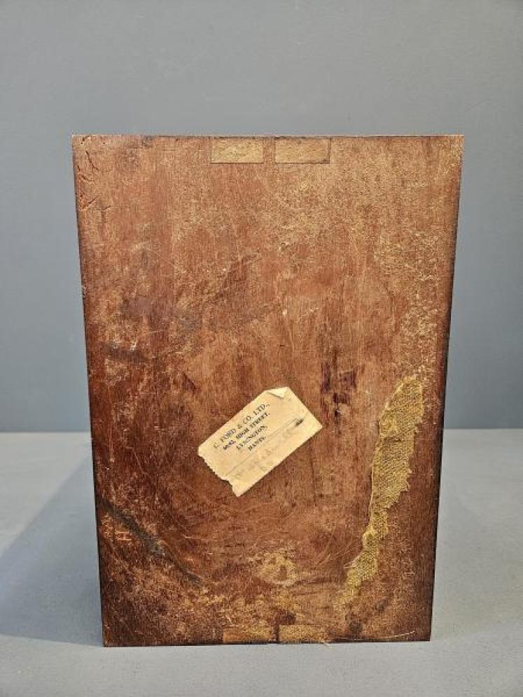 George III Mahogany Book Press - Image 7