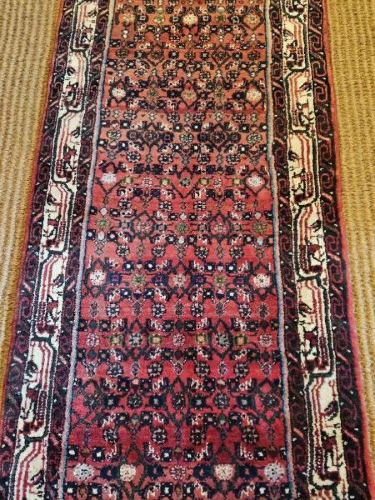 1920's Persian Wool Rug Runner - Image 7