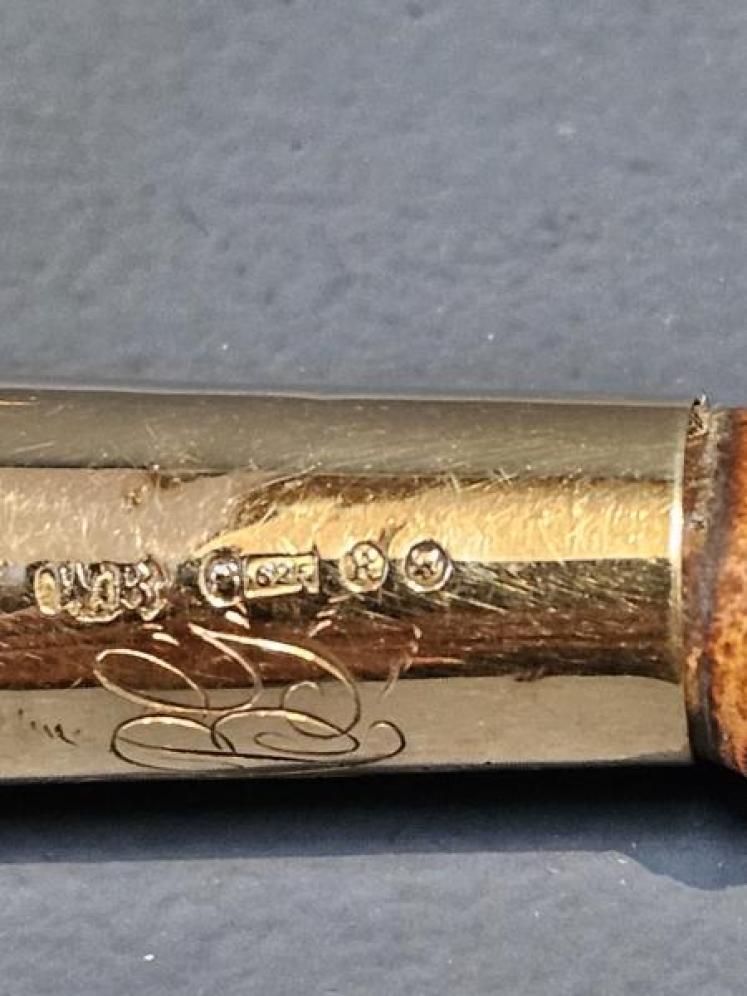 Victorian 14ct Gold Ladies Riding Whip - Image 6