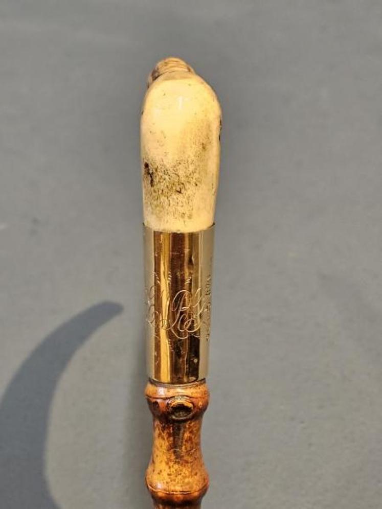 Victorian 14ct Gold Ladies Riding Whip - Image 7