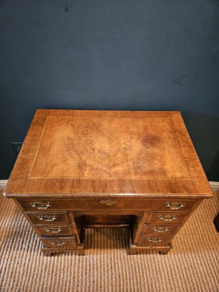 Walnut Kneehole Desk - Image 3
