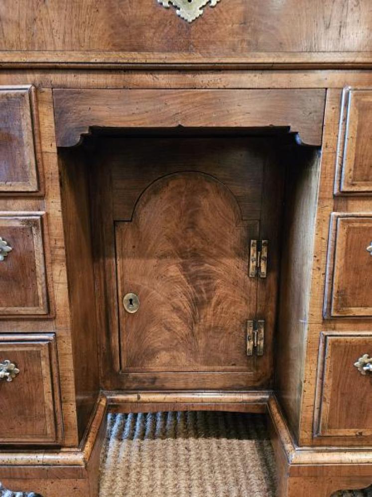 Walnut Kneehole Desk - Image 4