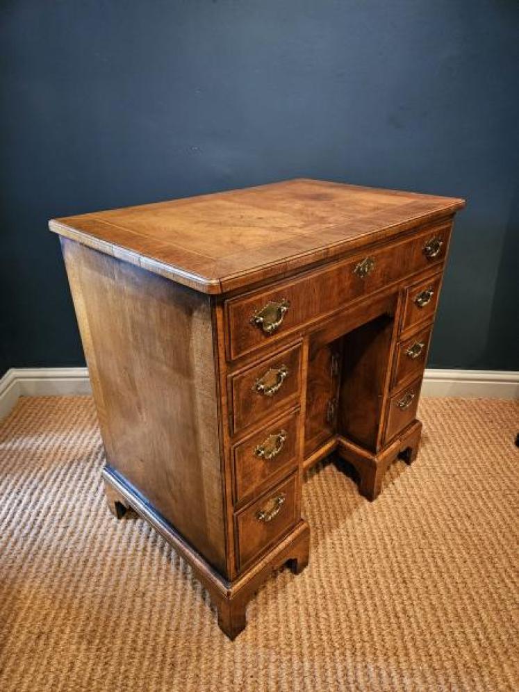 Walnut Kneehole Desk - Image 6