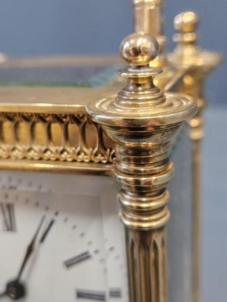Victorian French 8 Day Carriage Clock - Image 5