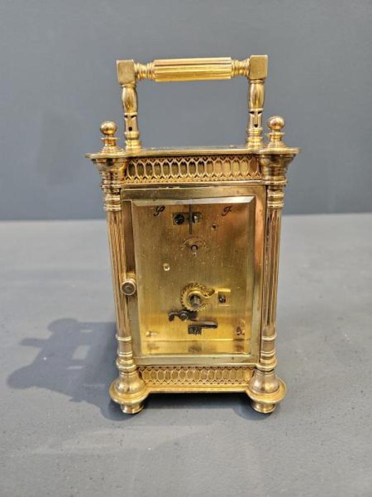 Victorian French 8 Day Carriage Clock - Image 6