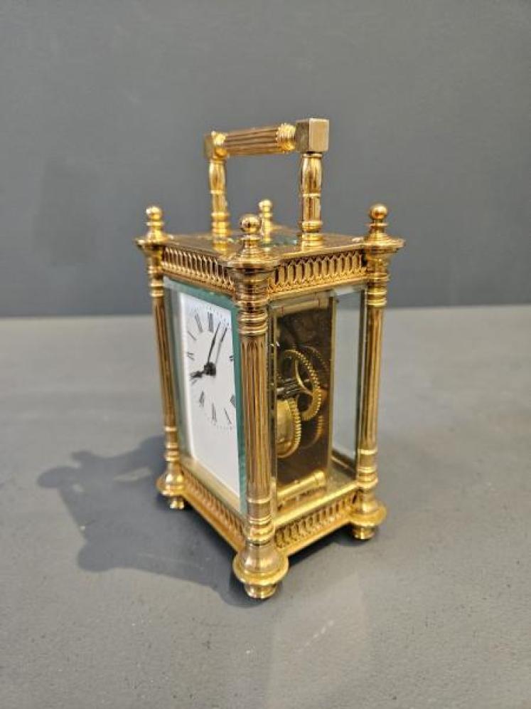 Victorian French 8 Day Carriage Clock - Image 7