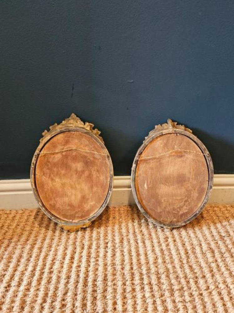 Matching Pair of Victorian Timber Gilt Mirrors - Image 4