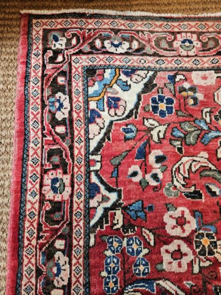 Antique Persian Wool Rug - Image 4