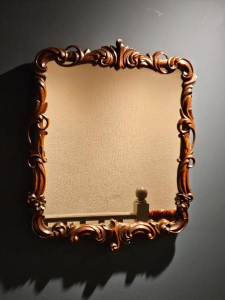 William IV Rosewood Framed Mirror - Image 1