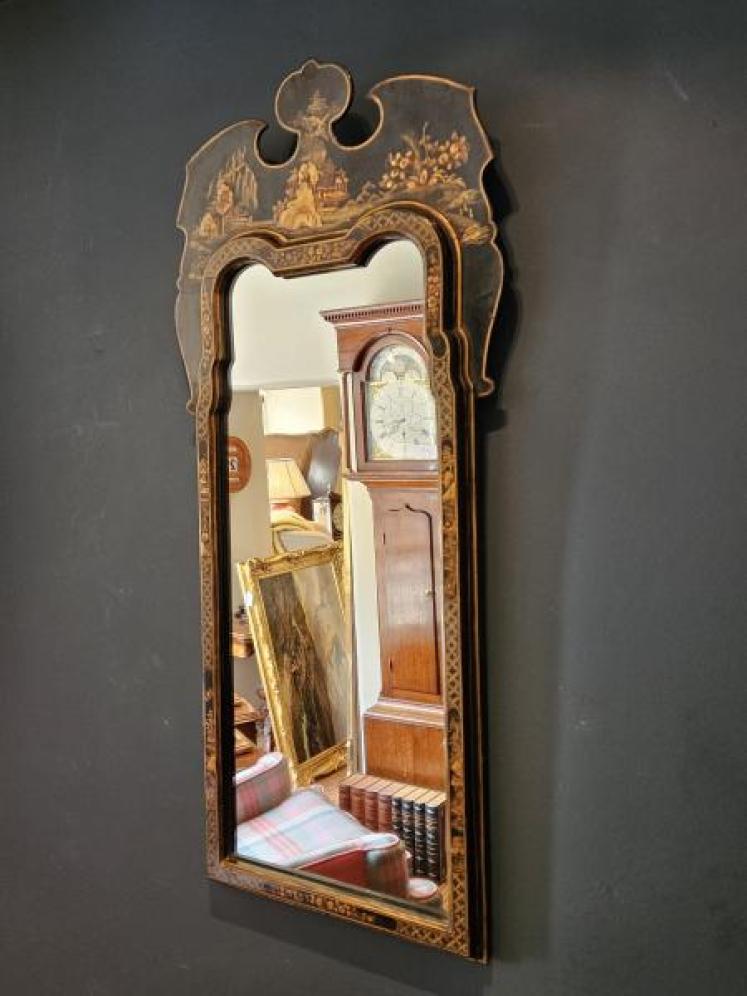 Late Victorian Chinoiserie Framed Mirror - Image 2