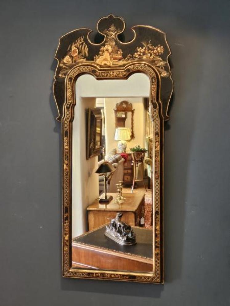 Late Victorian Chinoiserie Framed Mirror - Image 3