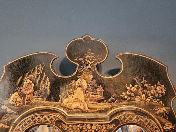 Late Victorian Chinoiserie Framed Mirror - Image 4