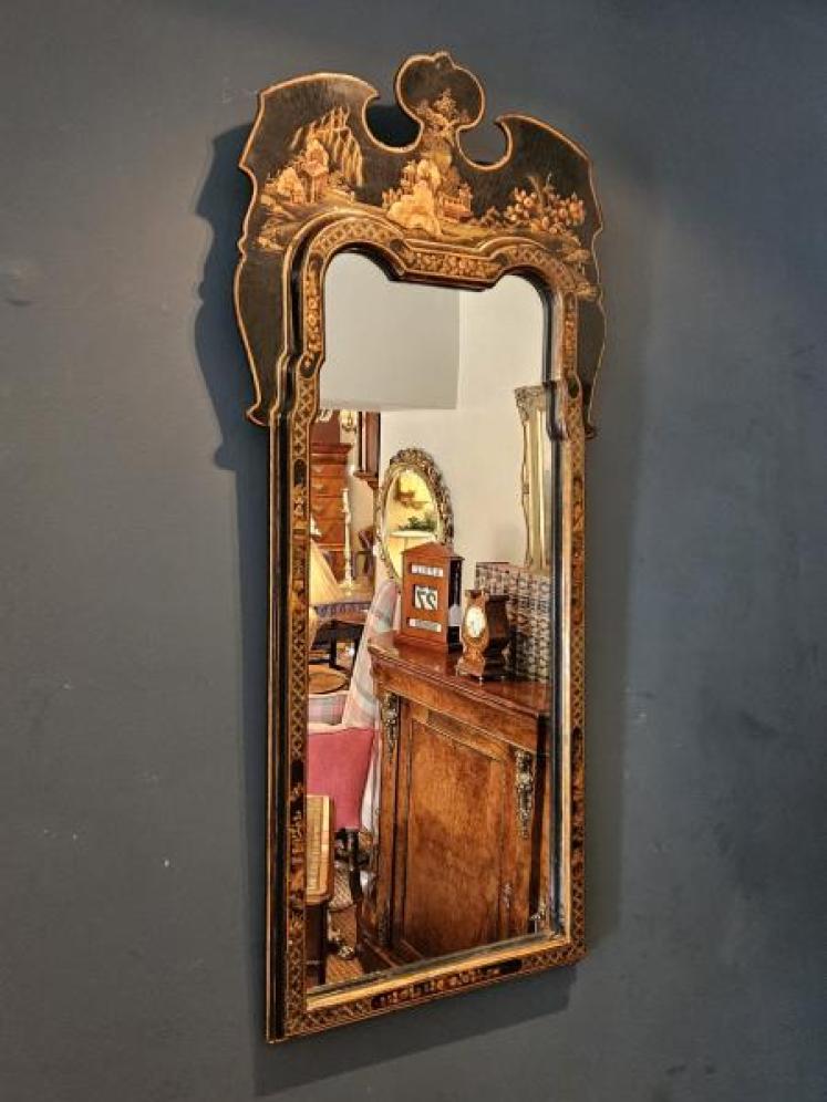 Late Victorian Chinoiserie Framed Mirror - Image 5