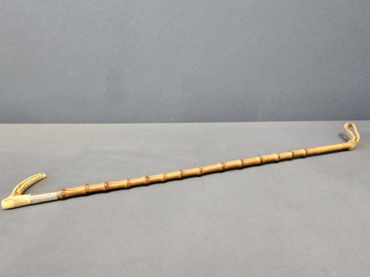 Victorian Silver Mounted Bamboo Riding Whip - Image 1